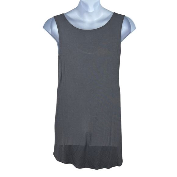 LOGO Layers by Lori Goldstein Sleeveless Tank Shift Dress Tunic Beach Cover Up - Picture 7 of 7